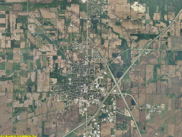 Walworth County, Wisconsin aerial photography