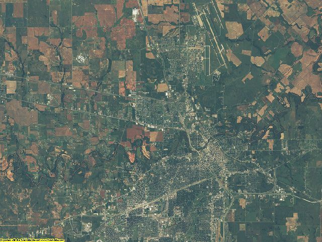 Wichita County, Texas aerial photography