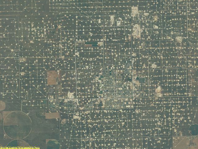 Yoakum County, Texas aerial photography