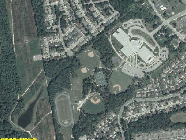 York County, VA aerial photography detail