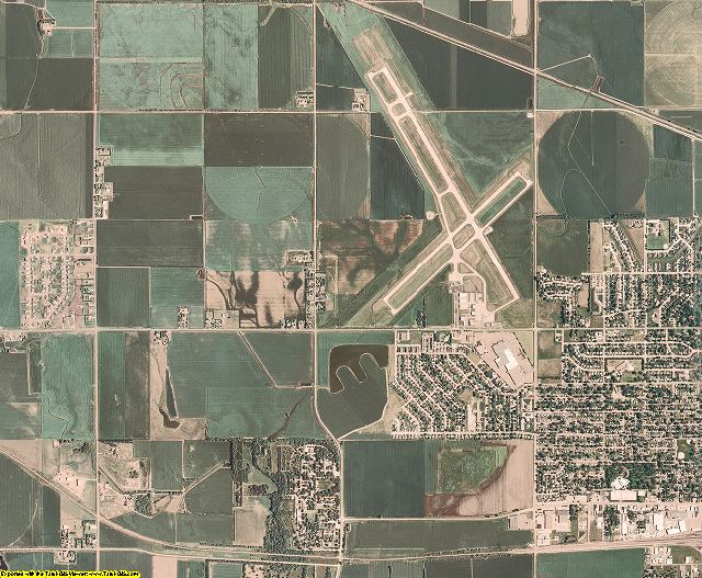 Adams County, Nebraska aerial photography