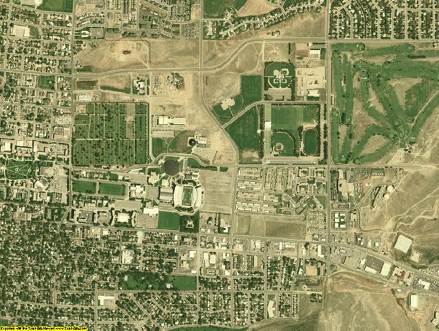 Albany County, Wyoming aerial photography
