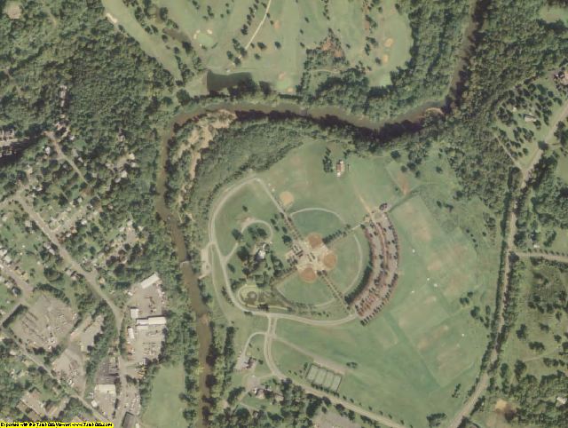 Albemarle County, VA aerial photography detail