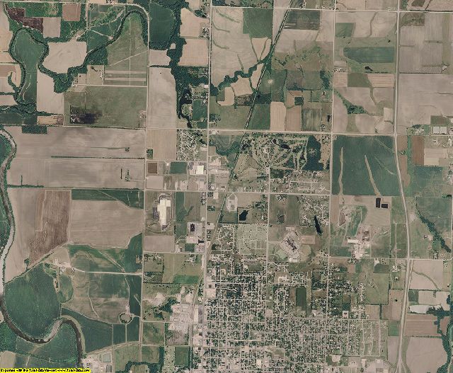 Allen County, Kansas aerial photography