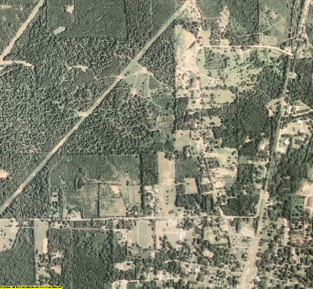 Amite County, MS aerial photography detail