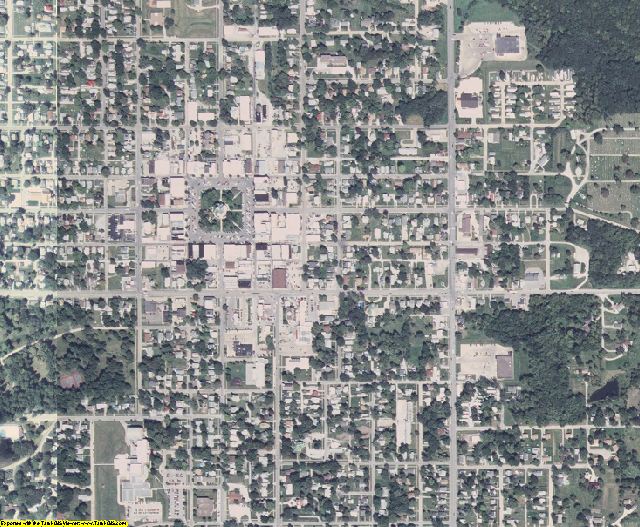 Appanoose County, IA aerial photography detail