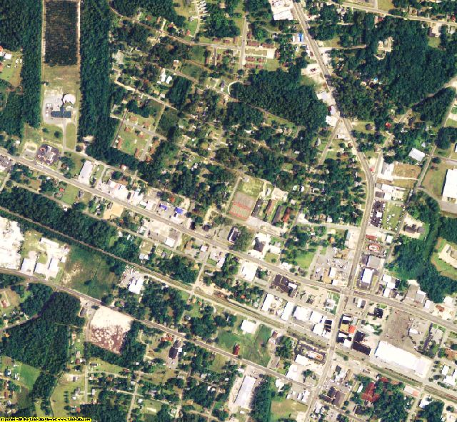 Appling County, GA aerial photography detail