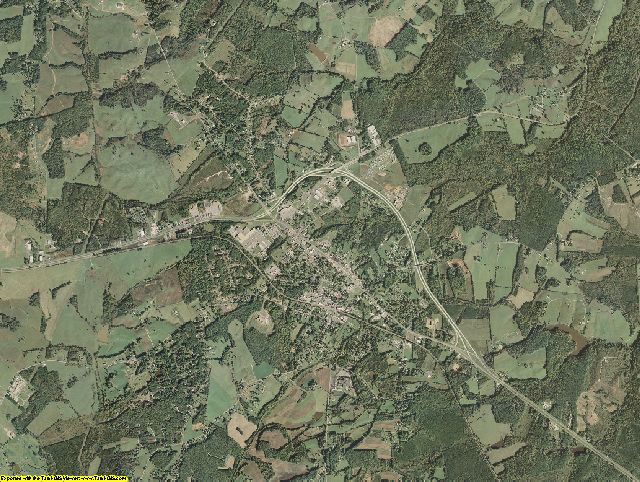 Appomattox County, Virginia aerial photography