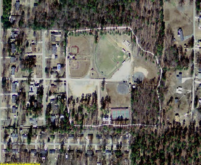 Ashley County, AR aerial photography detail
