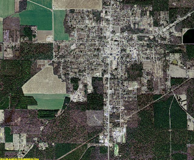 Ashley County, Arkansas aerial photography