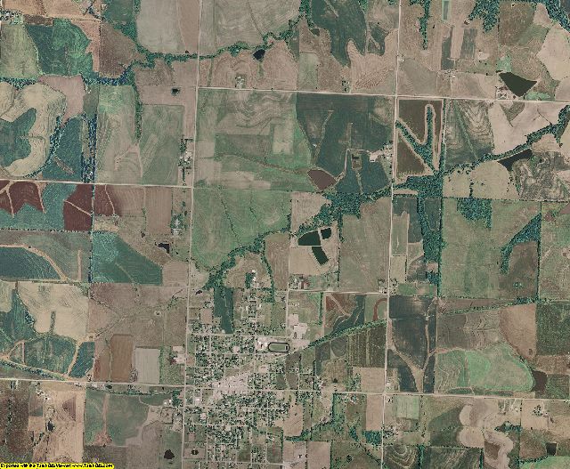 Atchison County, Kansas aerial photography