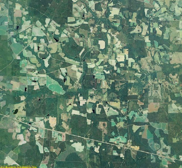 Atkinson County, Georgia aerial photography