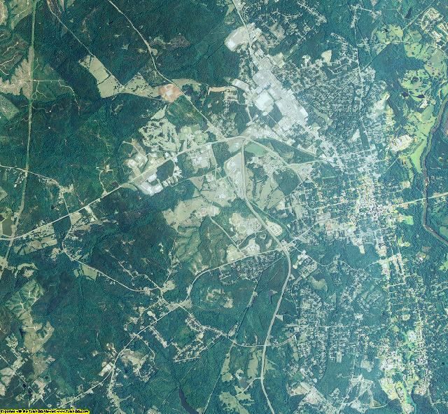 Baldwin County, Georgia aerial photography