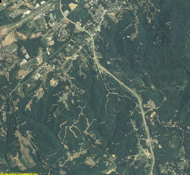 Banks County, Georgia aerial photography