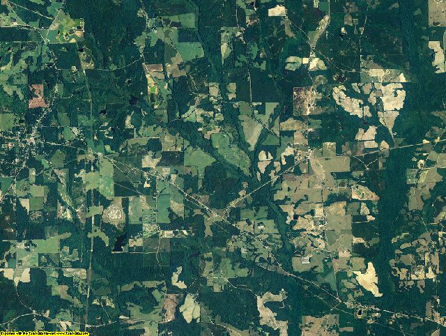 Barbour County, Alabama aerial photography