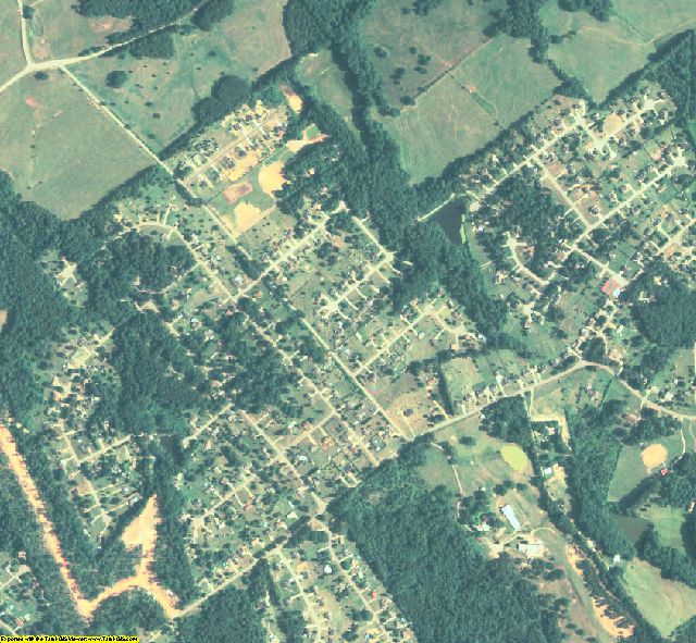 Barrow County, GA aerial photography detail