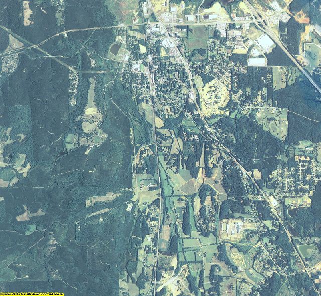 Bartow County, Georgia aerial photography