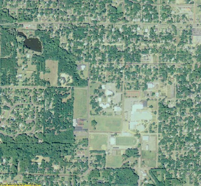 Ben Hill County, GA aerial photography detail