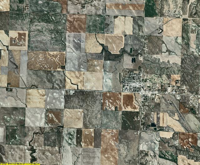 Bennett County, South Dakota aerial photography