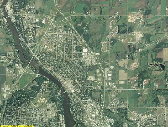 Benton County, Minnesota aerial photography