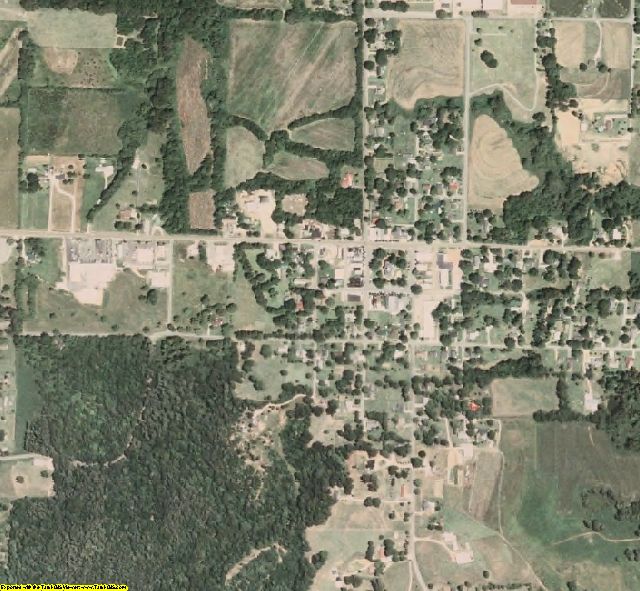 Benton County, MS aerial photography detail