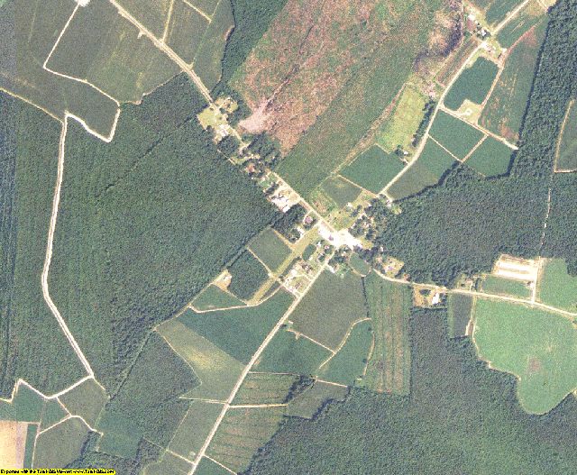 Bertie County, NC aerial photography detail