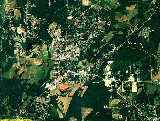 Bibb County, Alabama aerial photography