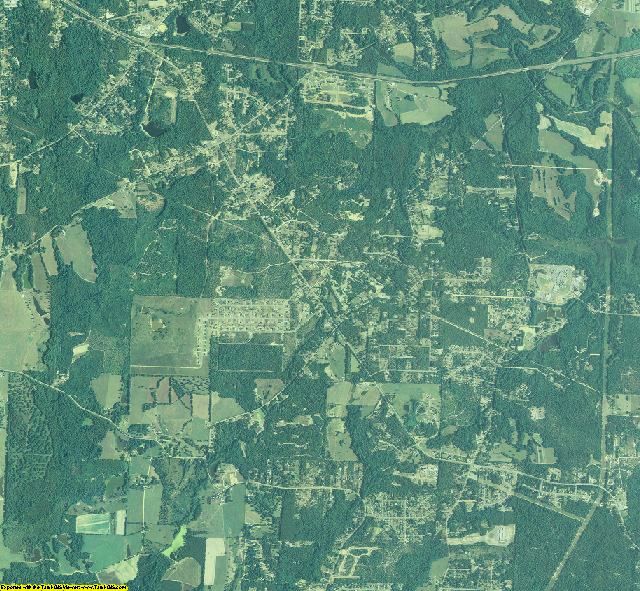 Bibb County, Georgia aerial photography