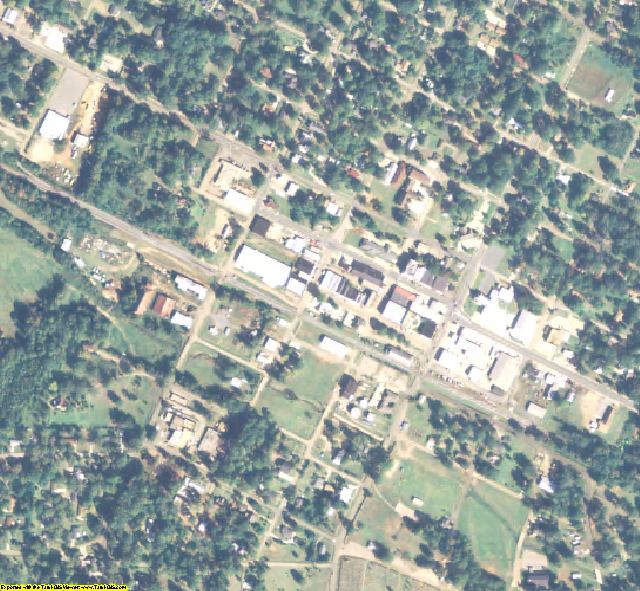 Bienville County, LA aerial photography detail