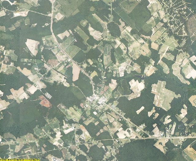 Bladen County, North Carolina aerial photography