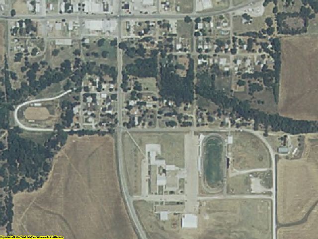 Blaine County, OK aerial photography detail