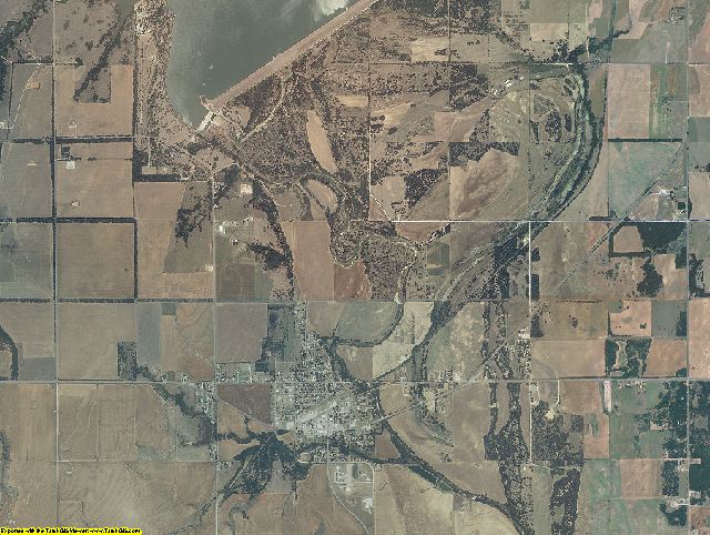 Blaine County, Oklahoma aerial photography