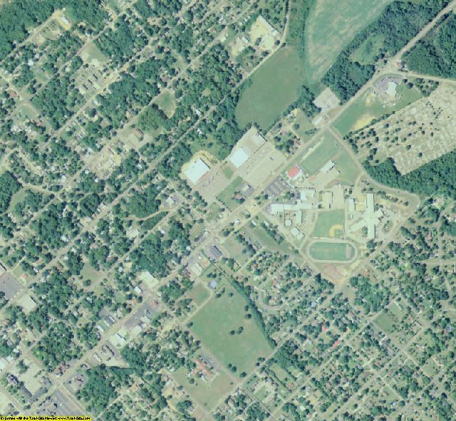 Bleckley County, GA aerial photography detail