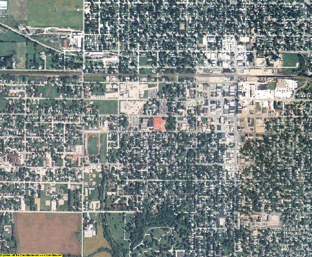 Boone County, Iowa aerial photography