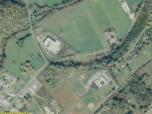 Botetourt County, VA aerial photography detail