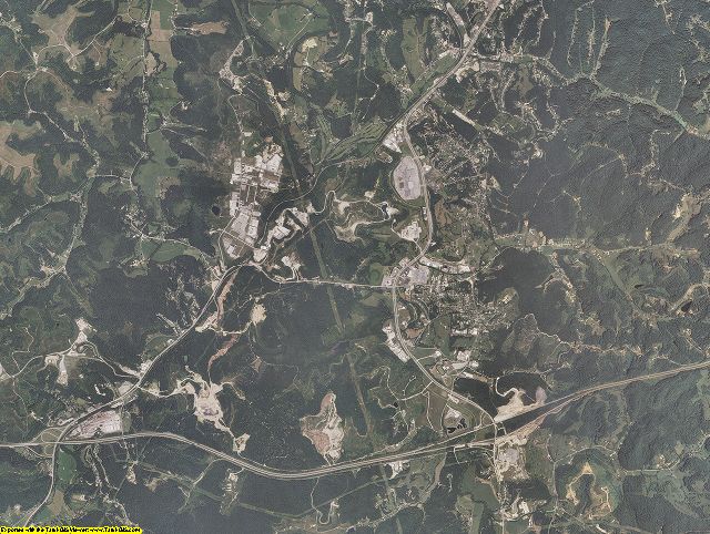 Boyd County, Kentucky aerial photography