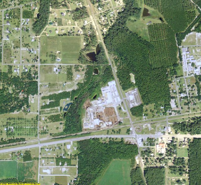 Brantley County, GA aerial photography detail