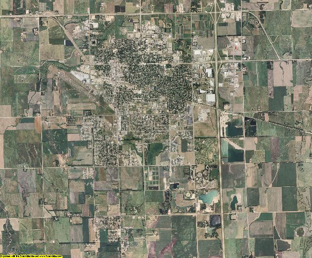 Brookings County, South Dakota aerial photography