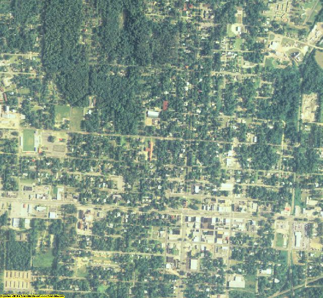 Brooks County, GA aerial photography detail