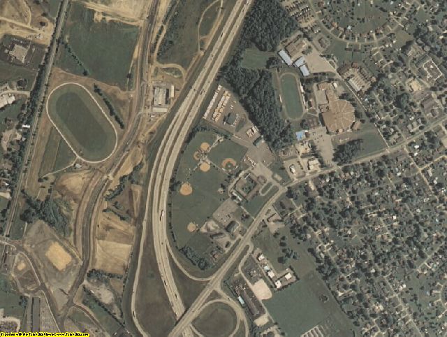 Bullitt County, KY aerial photography detail