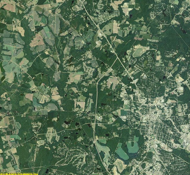 Bulloch County, Georgia aerial photography