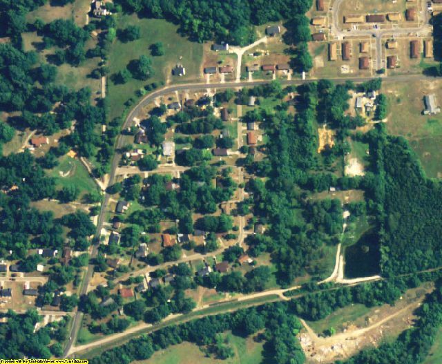 Bullock County, AL aerial photography detail