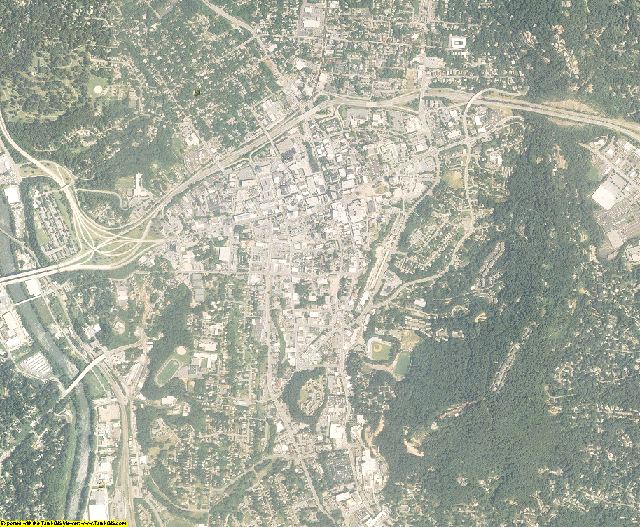 Buncombe County, North Carolina aerial photography