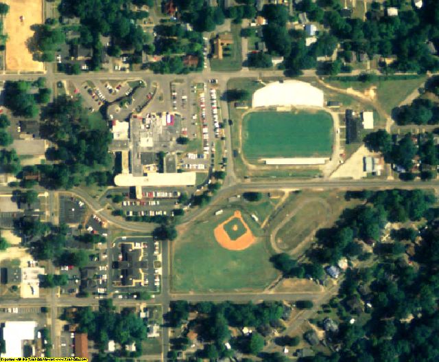 Calhoun County, AL aerial photography detail