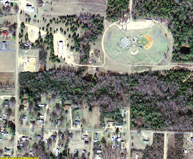 Calhoun County, AR aerial photography detail