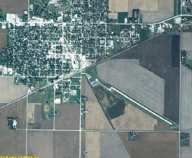 Calhoun County, Iowa aerial photography