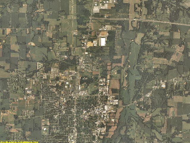 Calloway County, Kentucky aerial photography