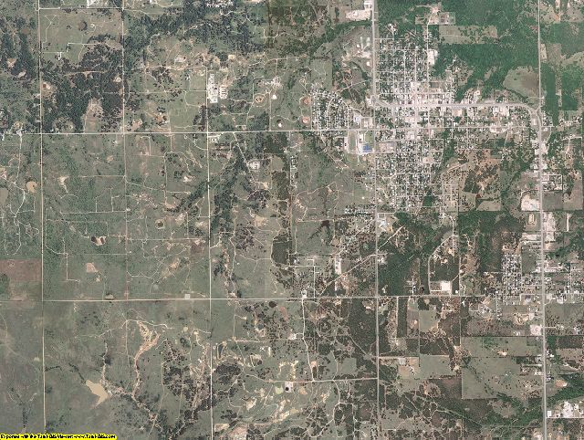 Carter County, Oklahoma aerial photography