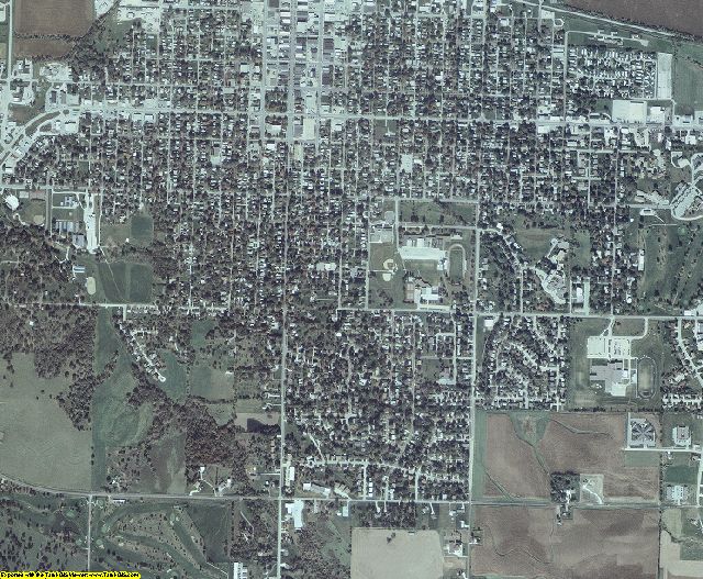 Cass County, Iowa aerial photography