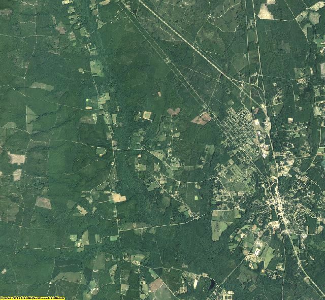 Charlton County, Georgia aerial photography